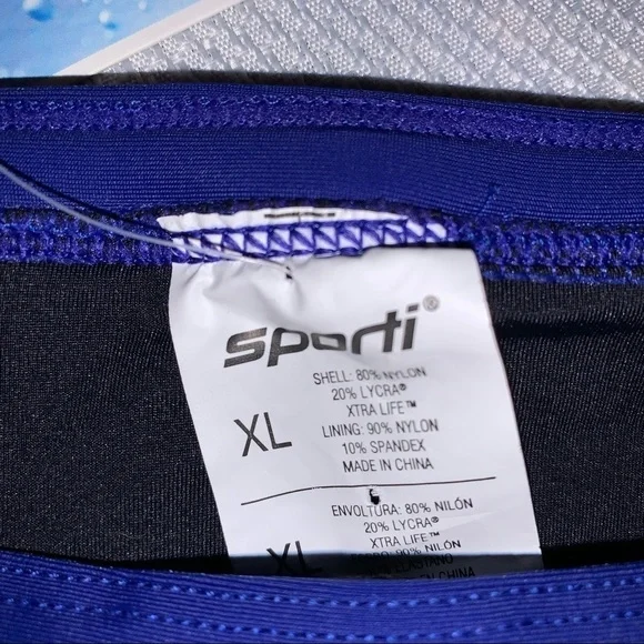 NWT Sporti Swim Bottom, Blue, sz XL - Picture 4 of 11